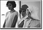Natane Boudreau, Jessica Arinella, and Susannah Mills line up for the 1920s sequences of "The Pink House."