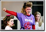 Heather Matarazzo, Michelle Wylde and Jessica Arinella try to infiltrate "The Pink House."